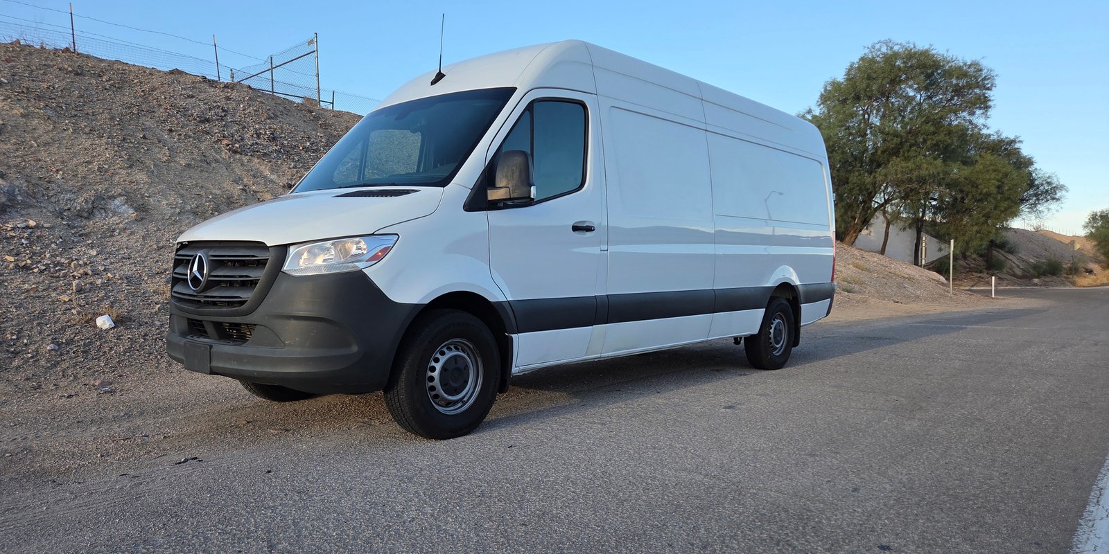 2021 Mercedes-Benz Sprinter cargo van — Solid Rock Transport, veteran-owned carrier in Henderson NV